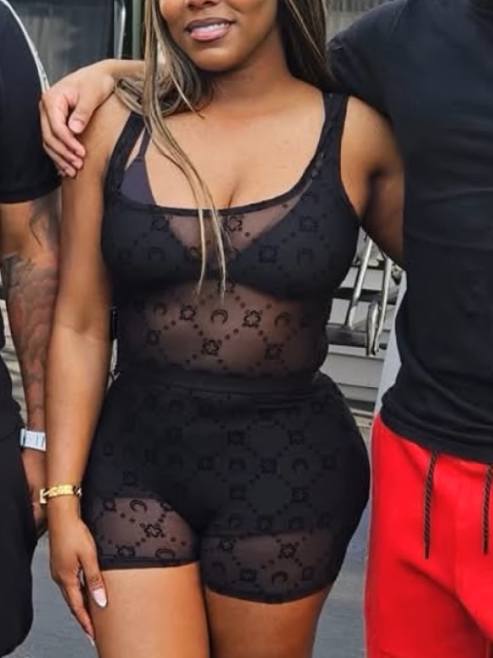 Marine Serre short set Bodysuit & Shorts